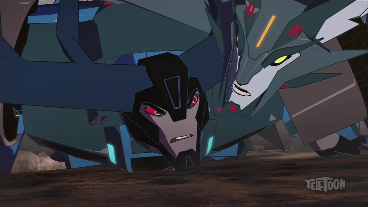 Image Steeljaw and Thunderhoof fight (2).png Transformers Robots