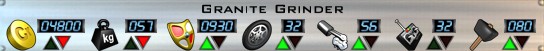 Granite Grinder Stats