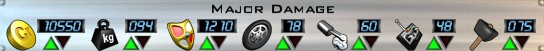 Major Damage Stats