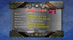 Shredder Stats