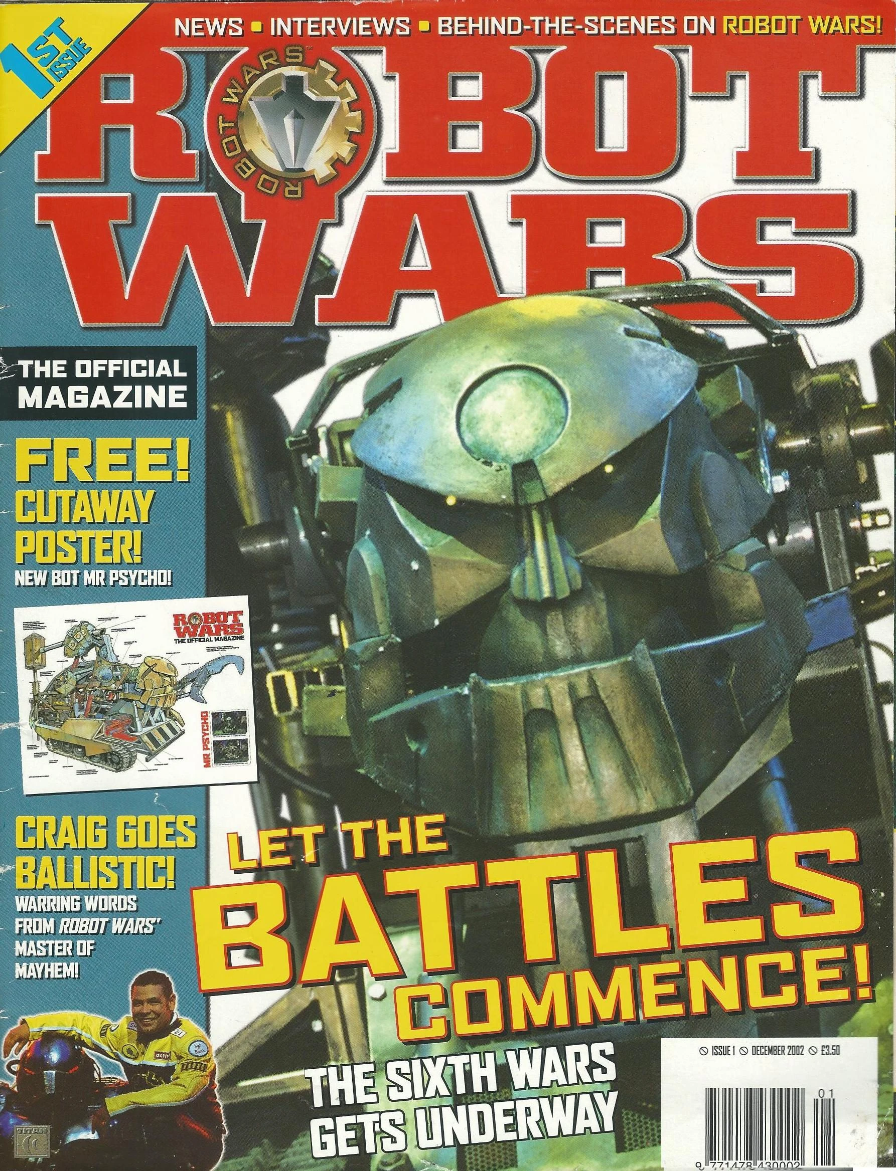 Robot Wars The Official Magazine/Issue 1 Robot Wars Wiki FANDOM