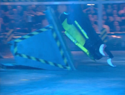 Clawed hopper floor flipper