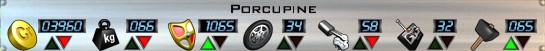 Porcupine Stats