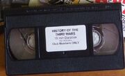 History of the Third Wars VHS tape alt