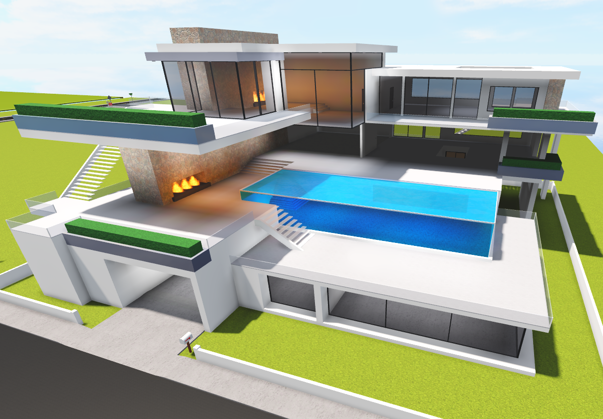 Villa Roblox Bloxburg House Ideas