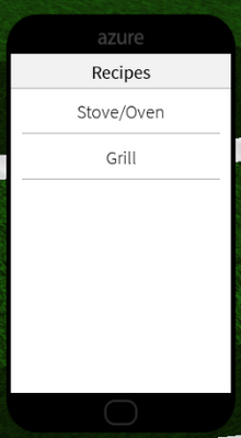 Recipes App Interior