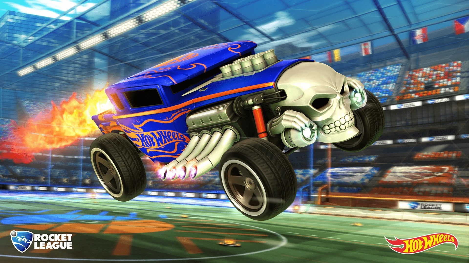 hot wheels bone shaker rocket league