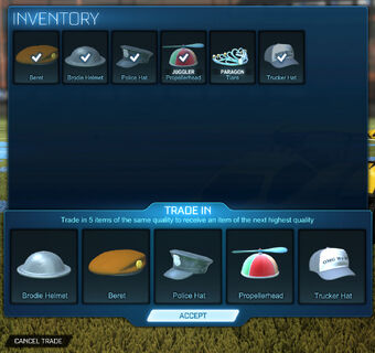 rocket league app where you can trade items from