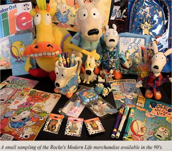 spunky rocko's modern life plush