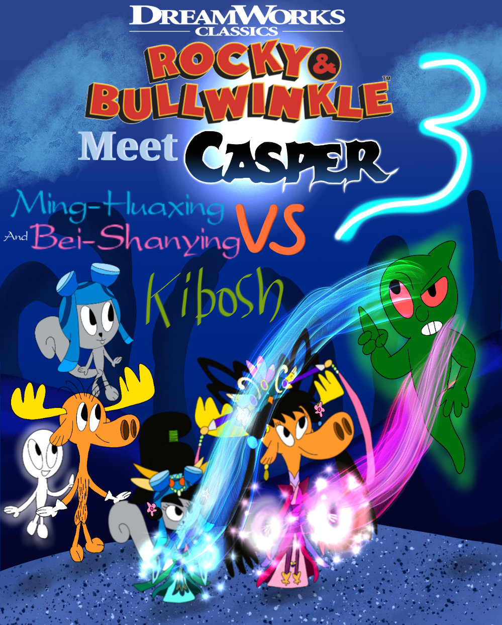 Rocky And Bullwinkle Meet Casper 3 Ming Huaxing And Bei Shanying Vs Kibosh Rockyandbullwinklefanon Wiki Fandom
