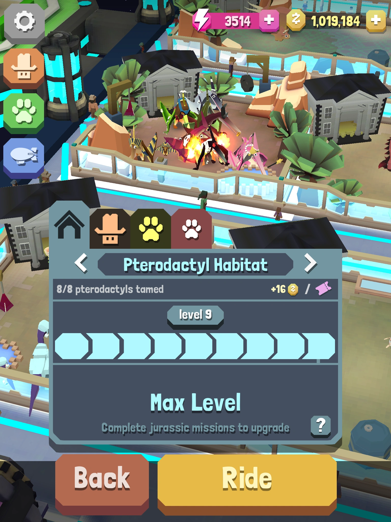 Rodeo stampede tundra animals list