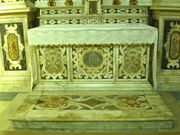 2011 Ambrogio, left transept altar frontal