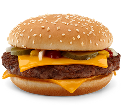 pounder quarter cheese mcdonalds burger double mcdonald meat king ounces food difference between far four kfc subway choices healthy wikia