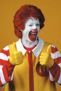 Ronald McDonald 2 thumbs up