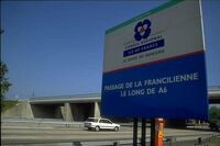 Panneau Francilienne-sud