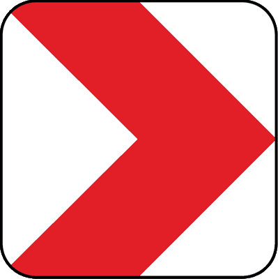 Balise j4 monochevron Balise j4 monochevron