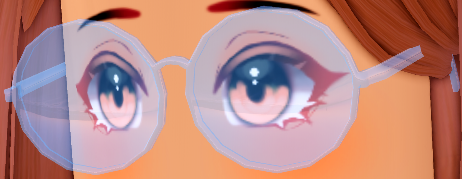 Aesthetic Round Glasses Roblox