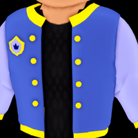 Roblox Black Varsity Jacket