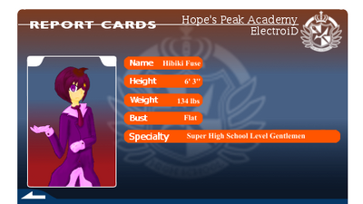 Hibiki Fuse's Report Card