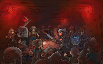 Battle of pinion underpath by icekatze