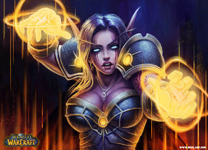 Night elf priest by rogierb-d4hqhlu