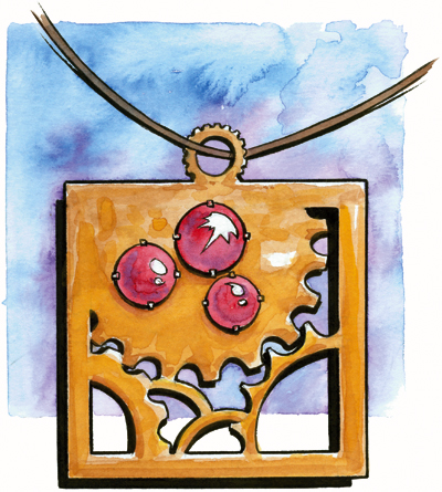 gnomi Simbolo di Rill Cleverthrush - by D. Crabapple Razze di Pietra (2004) © Wizards of the Coast e Hasbro