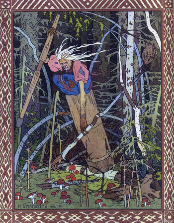 Bilibin. Baba Yaga