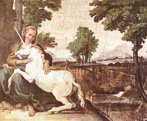 Virgin and Unicorn