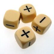 Fudge dice