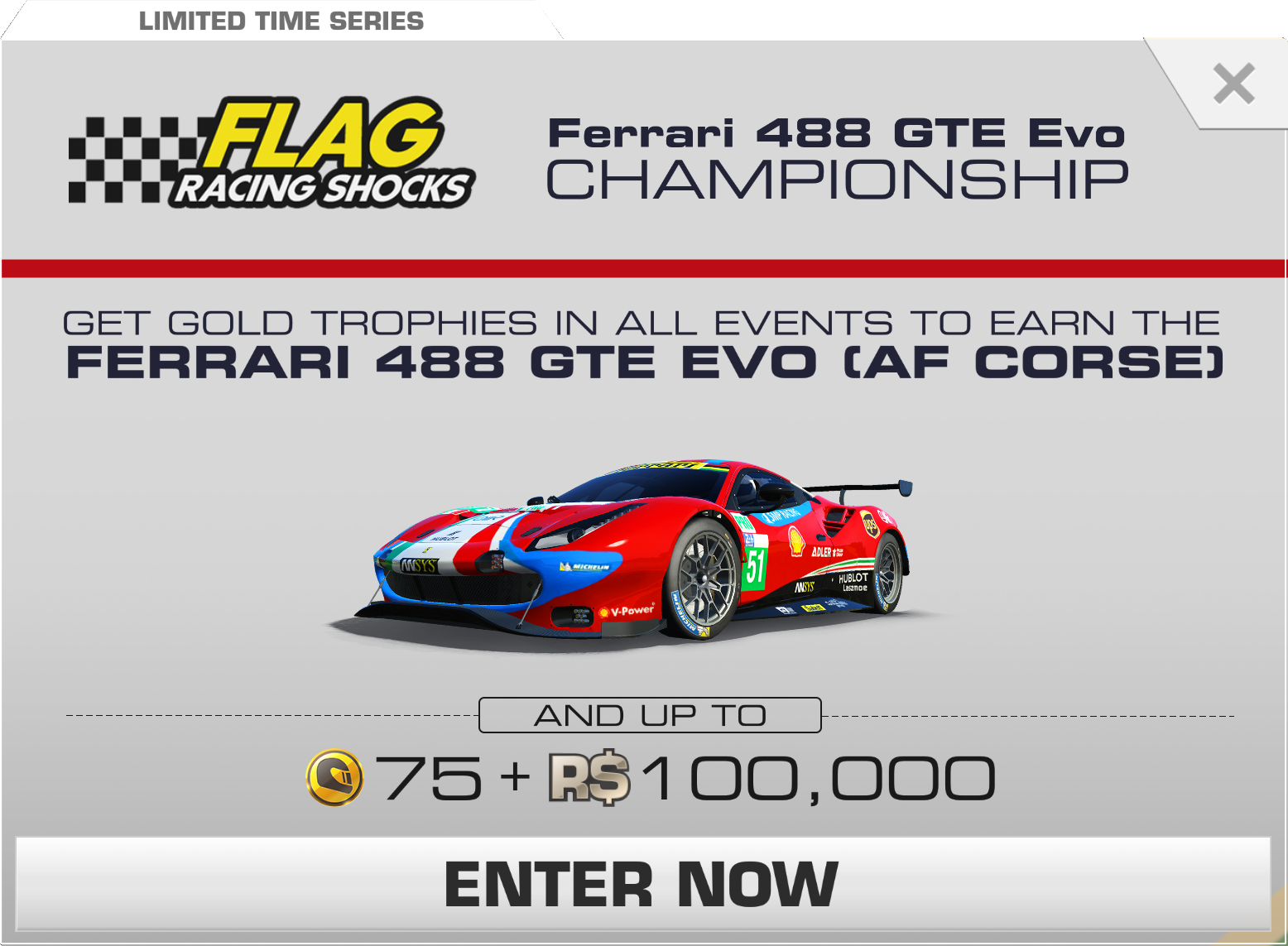 Ferrari 488 Gte Evo Af Corse Championship Real Racing 3