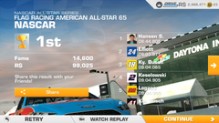 NASCAR All Star Series Tier 22-3 Total Time