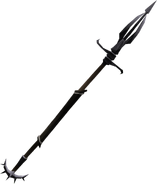 Lucky Zamorakian spear detail