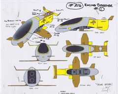 Racing speeder 1 projections