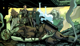 Tikkes and Jedi and Aurra unconscious