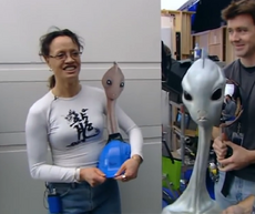 Rena Owen blue helmet