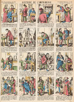 Imagerie d'Épinal n°3820 - histoire de l'imprimerie