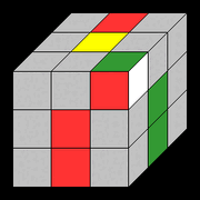 F2L different colours on top