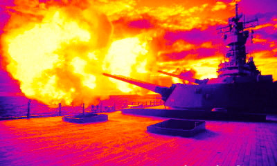 Graphic-infrared-evolution-military-ship