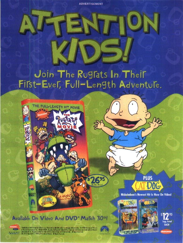 Image Rugrats First Movie Ad.jpg Rugrats Wiki FANDOM powered by Wikia