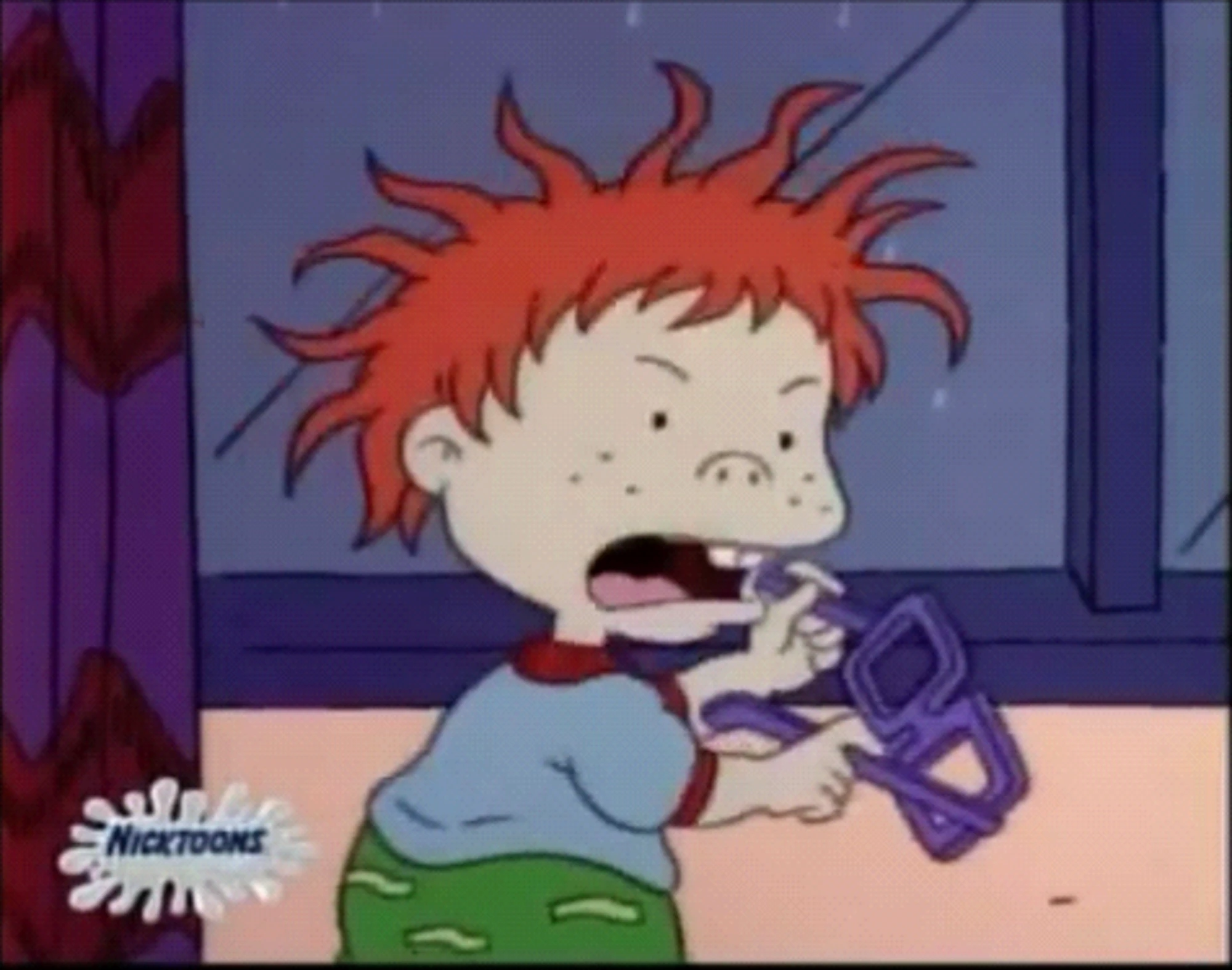 Chuckie From Rugrats Showing Off His Braces Rugrats N vrogue.co