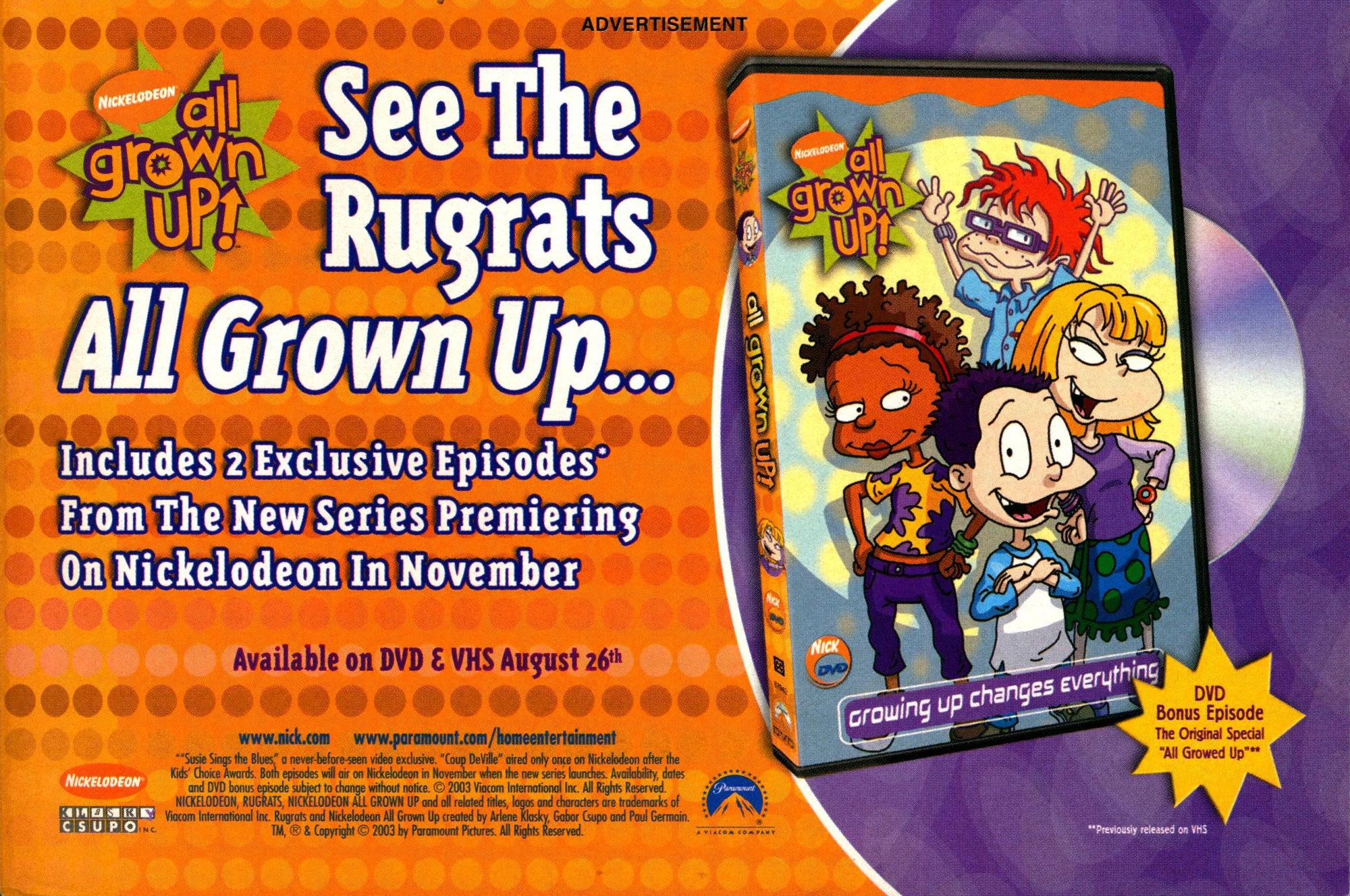 Growing Up Changes Everything (DVD)/Gallery Rugrats Wiki Fandom