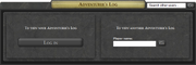 Adventurer's Log interface old