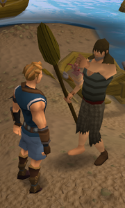 Kent pulls a slug off