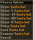Lend Santa hat