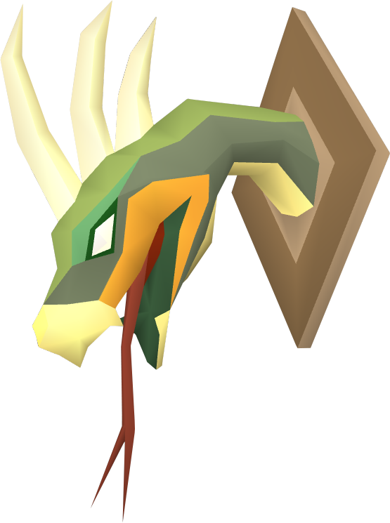 cockatrice head mounted runescape