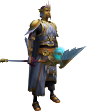 Warden of the Mind Outfit equipped (male)