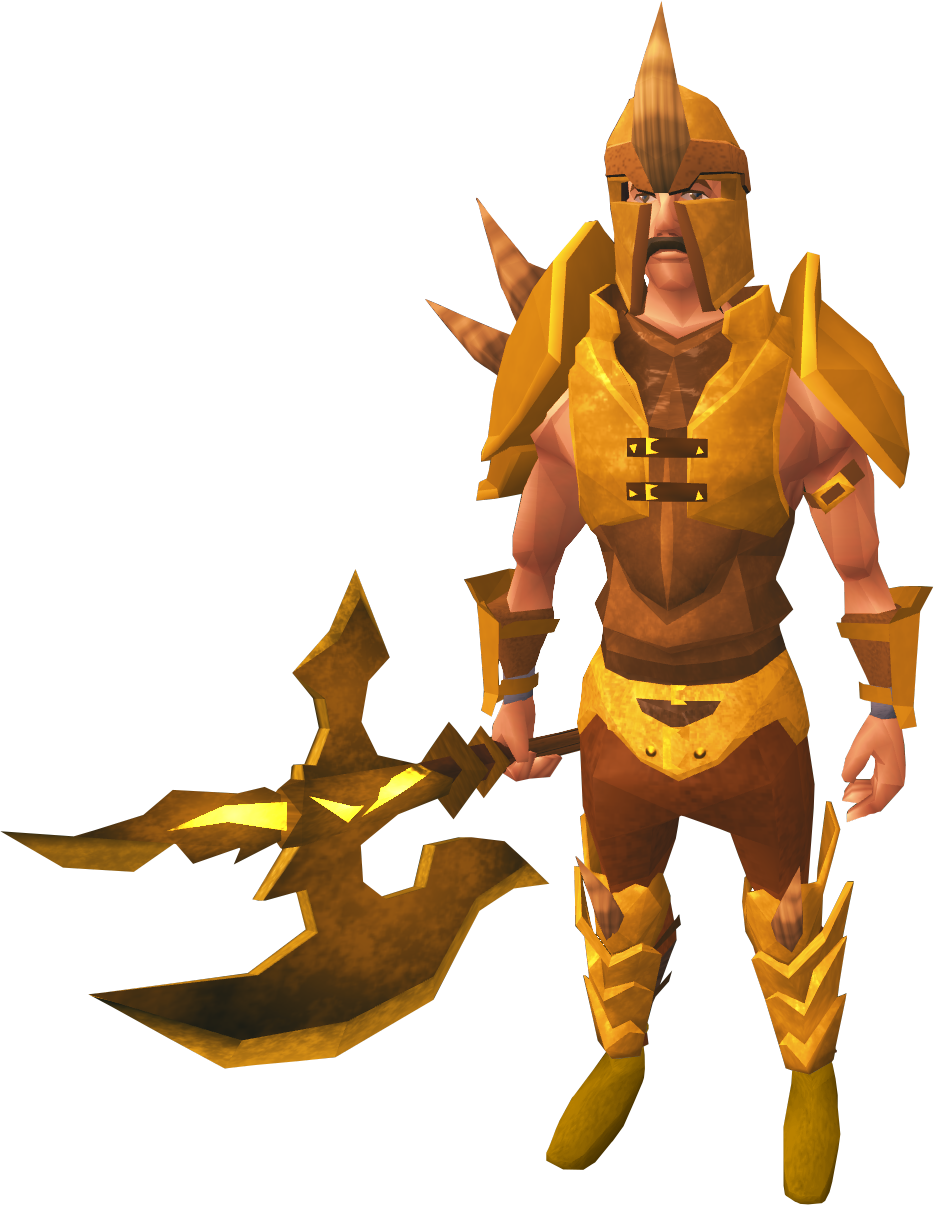 Golden Dharok the Wretched's equipment | RuneScape Wiki ...