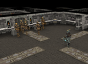 Confronting soldiers