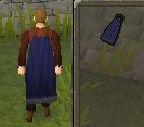 Blue cape