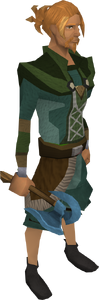Rune thrownaxe equipped